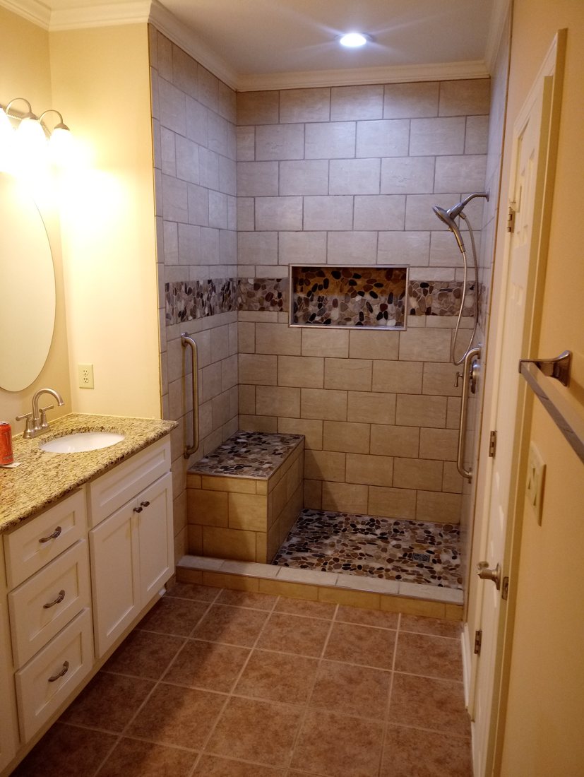 After bathroom remodel by VF Enhancements