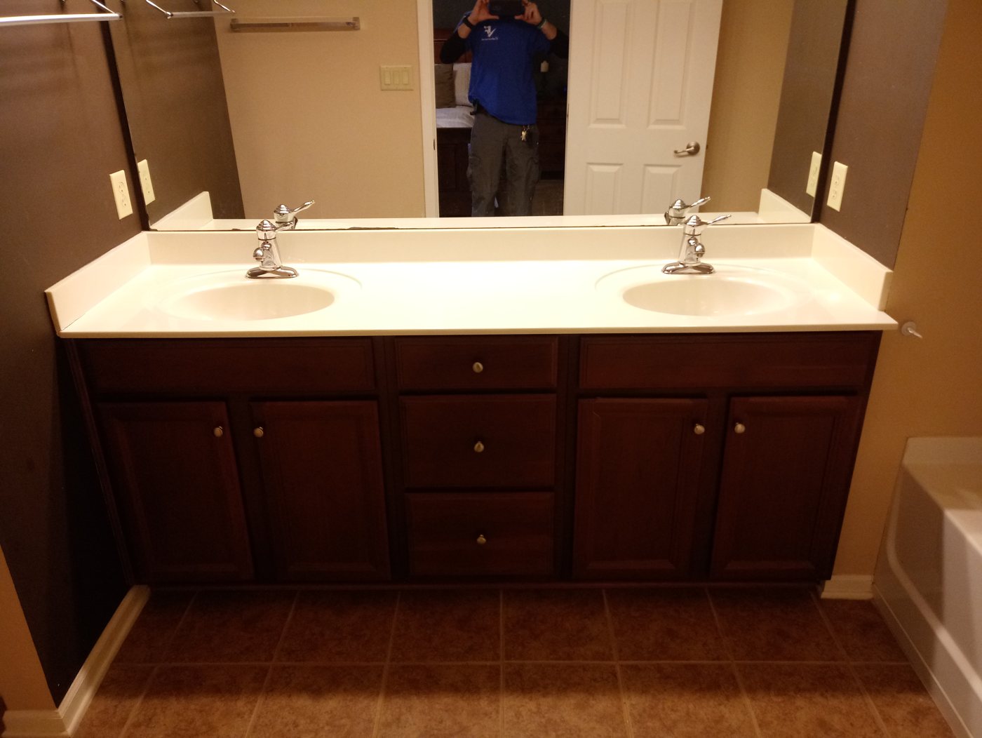 Before bathroom remodel by VF Enhancements