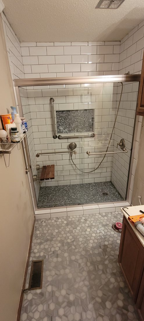 After bathroom remodel by VF Enhancements