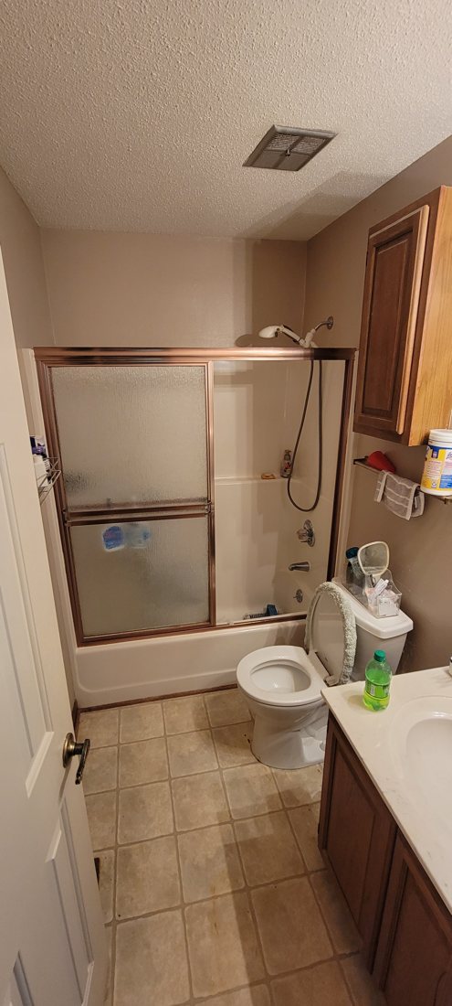 Before bathroom remodel by VF Enhancements